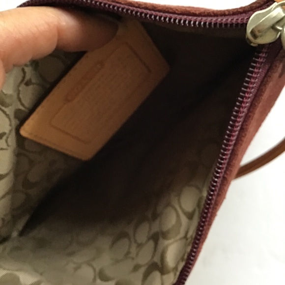 COACH SUEDE WRISTLET - Picture 6 of 15
